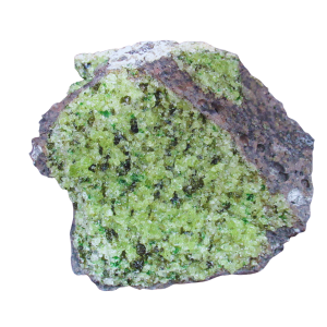 Peridot with Chrome Diopside and Spinel from Arizona #5