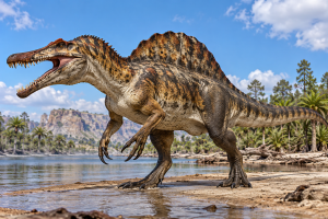 Sigilmassasaurus Spinosaurid Dinosaur Bone Fossil For Sale