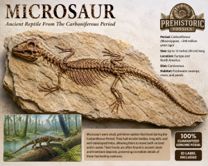 Microsaur | Fossils for Sale Bolterpeton carrolli