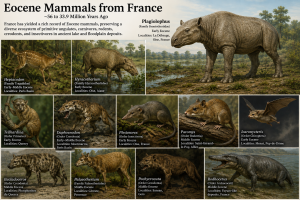 France Eocene Mammals | Fossils for Sale Plagiolophus Annectens Eocene Herbivore