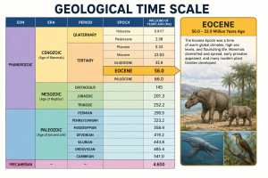 Geological Time Scale | Fossils for Sale Negaprion eurybathrodon Teeth for Sale