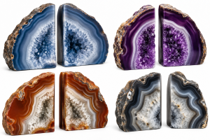 Brazil Agates | Fossils for Sale Agate Bookends For Sale