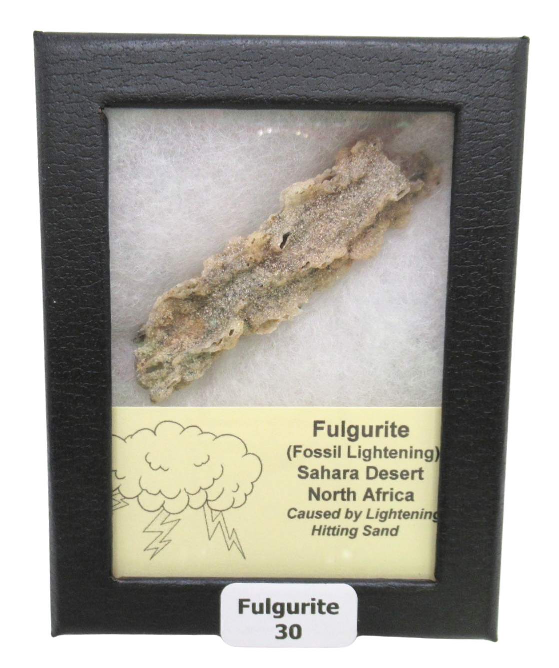 Fossil Lightning Fulgurites For Sale Lightning Glass Created by Lightning Strikes30 | Fossils for Sale