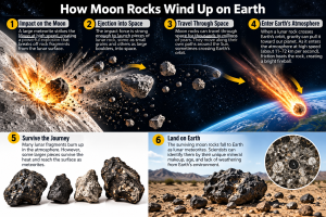 How Do Moon Rocks Get To Earth