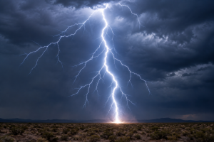 Lightening Striking Ground | Fossils for Sale Fulgurite Formation