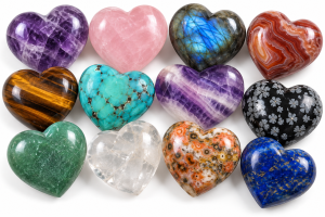 Polished Hearts | Fossils for Sale Polished Mineral Hearts For Sale