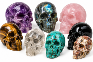 Polished Mineral Skulls | Fossils for Sale Polished Mineral Skulls For Sale