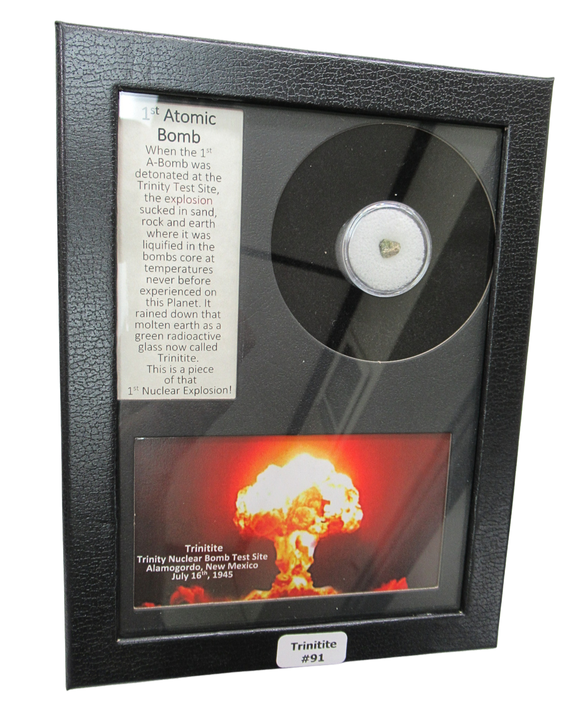 Trinity Atomic Glass For Sale Genuine Atomic Bomb Glass 91 | Fossils for Sale Trinity Atomic Glass For Sale Genuine Atomic Bomb Glass 91