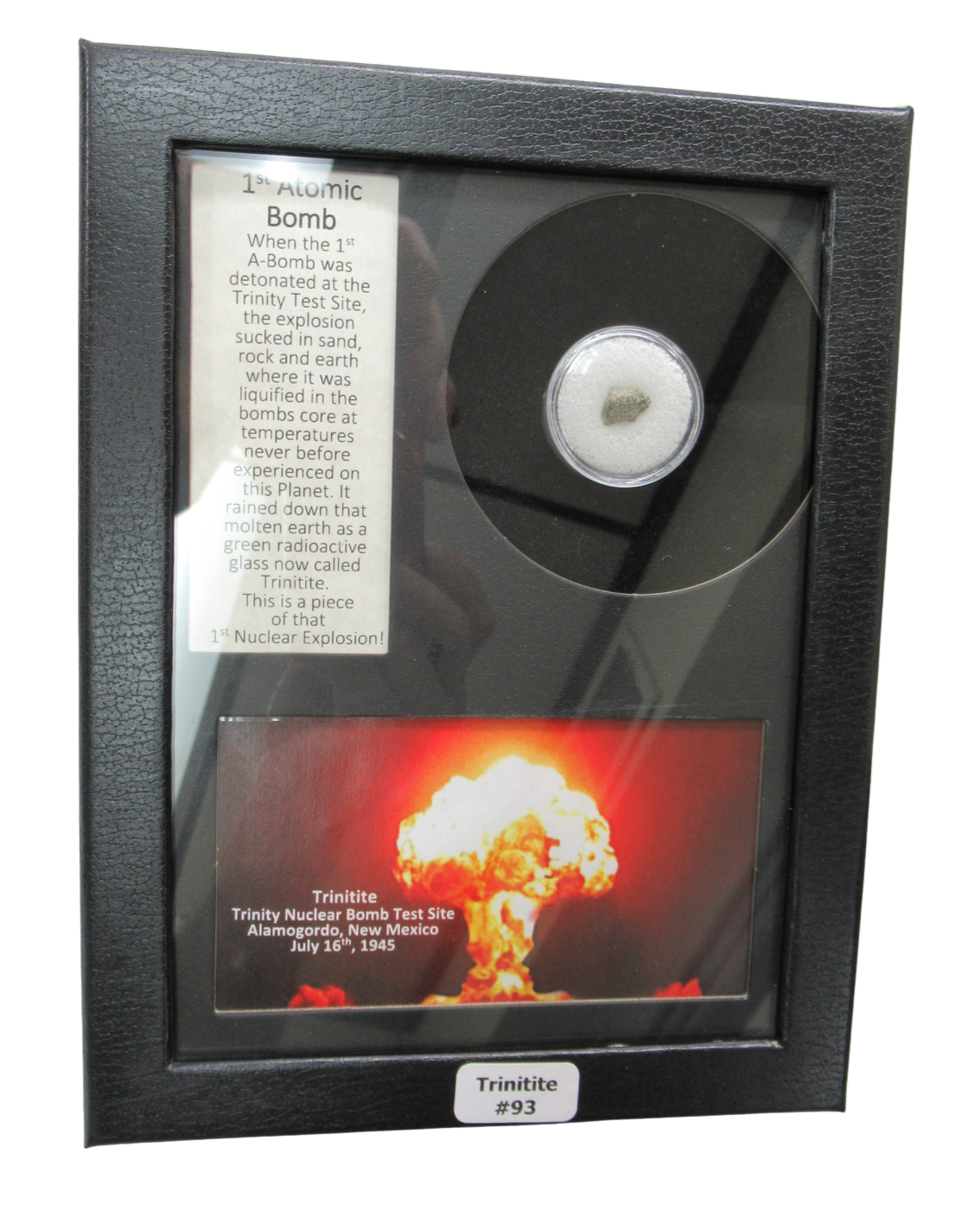 Trinity Atomic Glass For Sale Genuine Atomic Bomb Glass 93 | Fossils for Sale Trinity Atomic Glass For Sale Genuine Atomic Bomb Glass 93