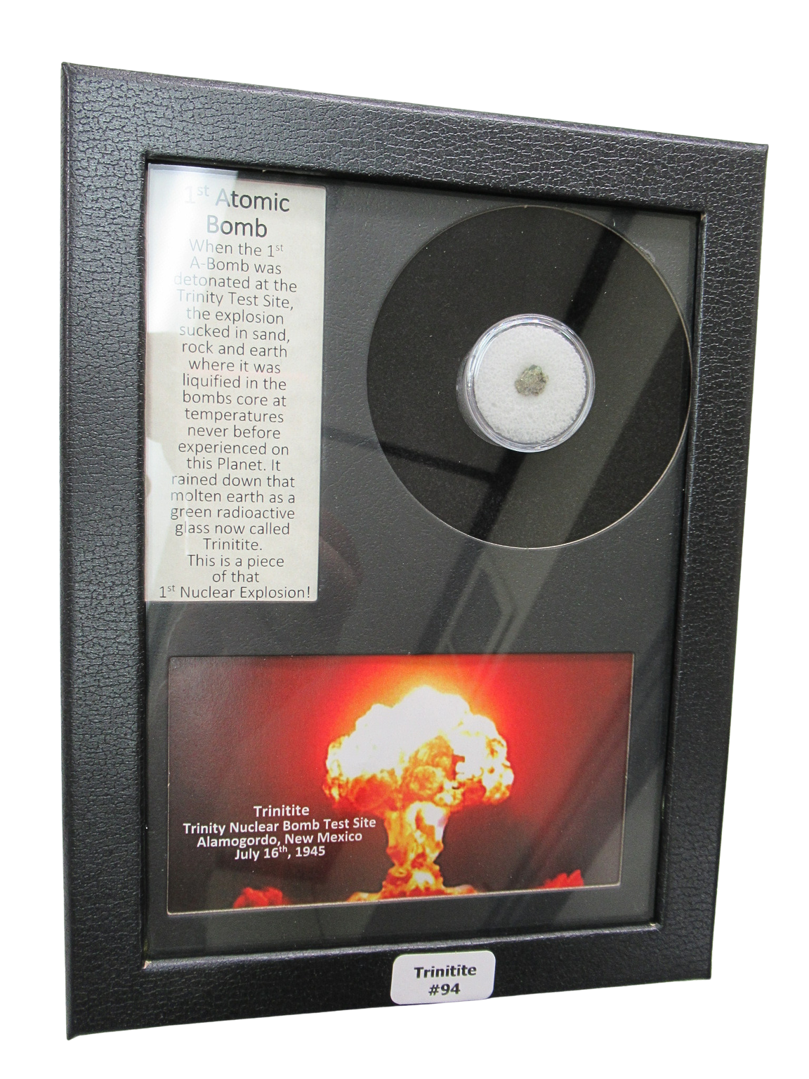 Trinity Atomic Glass For Sale Genuine Atomic Bomb Glass 94 | Fossils for Sale Trinity Atomic Glass For Sale Genuine Atomic Bomb Glass 94