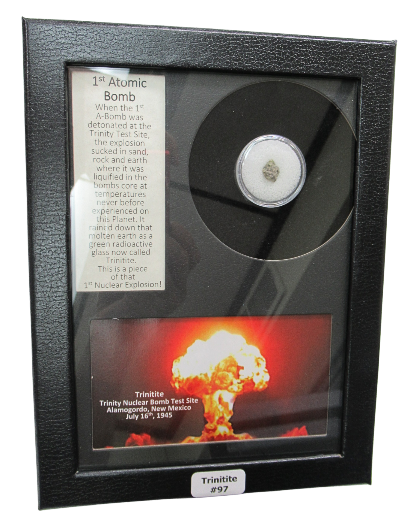 Trinity Atomic Glass For Sale Genuine Atomic Bomb Glass 97 | Fossils for Sale Trinity Atomic Glass For Sale Genuine Atomic Bomb Glass 97
