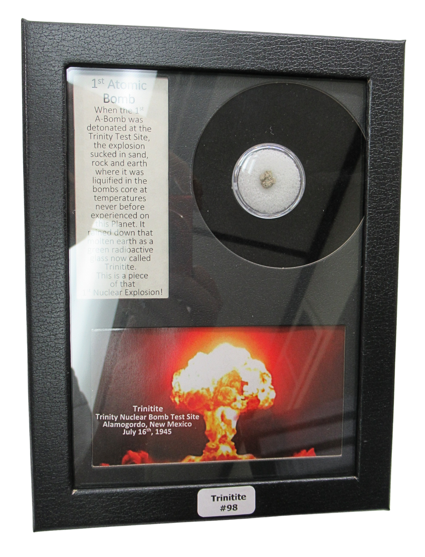 Trinity Atomic Glass For Sale Genuine Atomic Bomb Glass 98 | Fossils for Sale Trinity Atomic Glass For Sale Genuine Atomic Bomb Glass 98