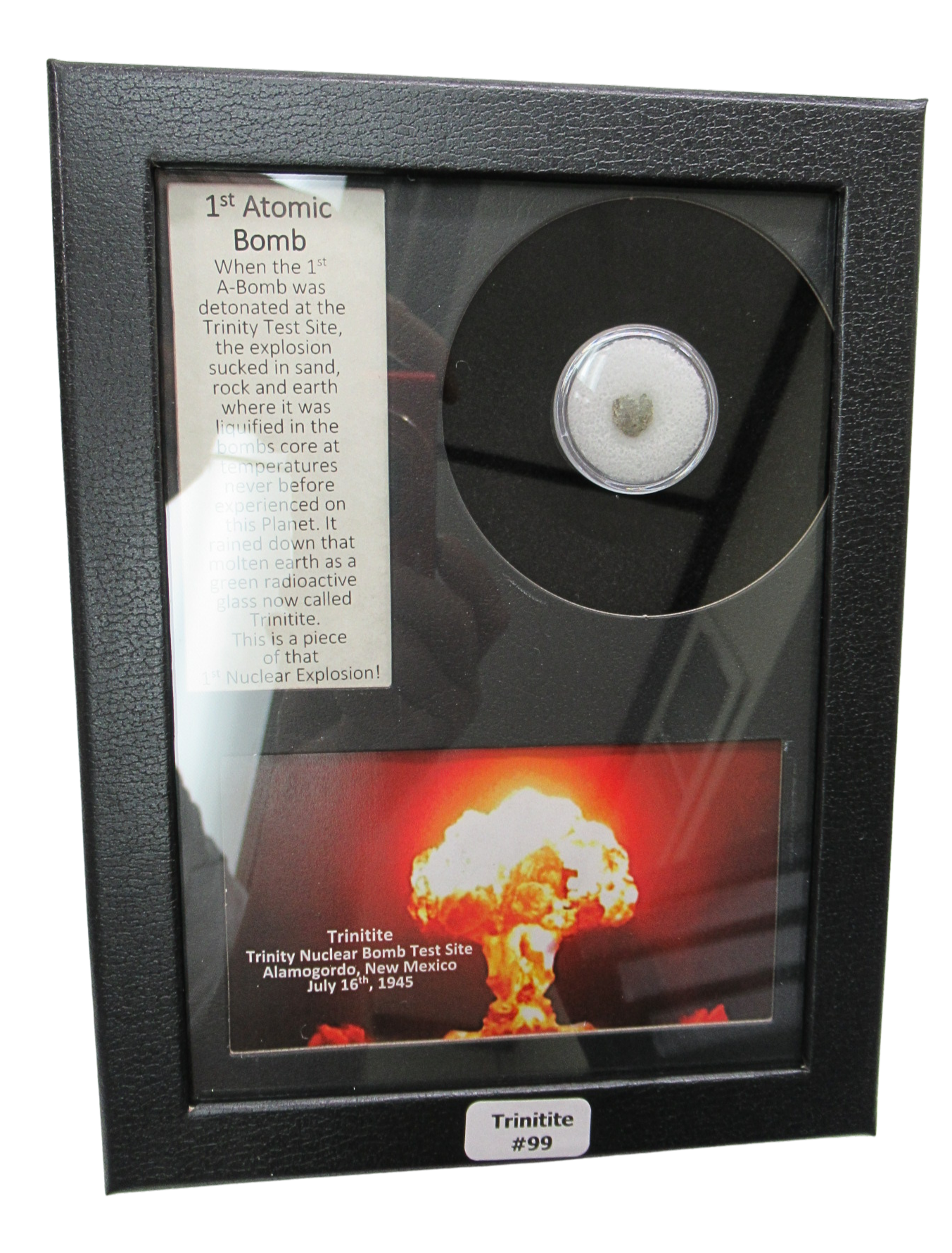 Trinity Atomic Glass For Sale Genuine Atomic Bomb Glass 99 | Fossils for Sale Trinity Atomic Glass For Sale Genuine Atomic Bomb Glass 99