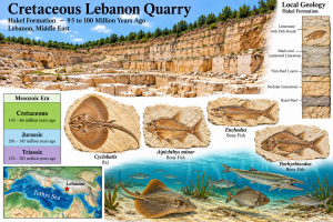 Cretaceous Lebanon Quarry | Fossils for Sale Cretaceous Lebanon Quarry