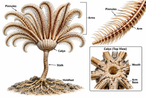 Crinoid Anatomy | Fossils for Sale Crinoid Anatomy