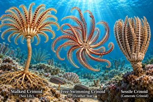 Devonian Crinoid Diversity | Fossils for Sale Types of Crinoids