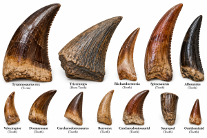 Dinosaur Teeth Museum Display | Fossils for Sale Dinosaur Teeth