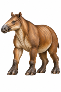 Lifelike Subhyracodon on White | Fossils for Sale Subhyracodon Rhinoceros Fossil For Sale
